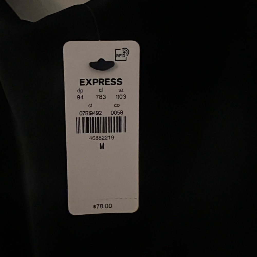 Express black dress size M Still with tags - Picture 3 of 4
